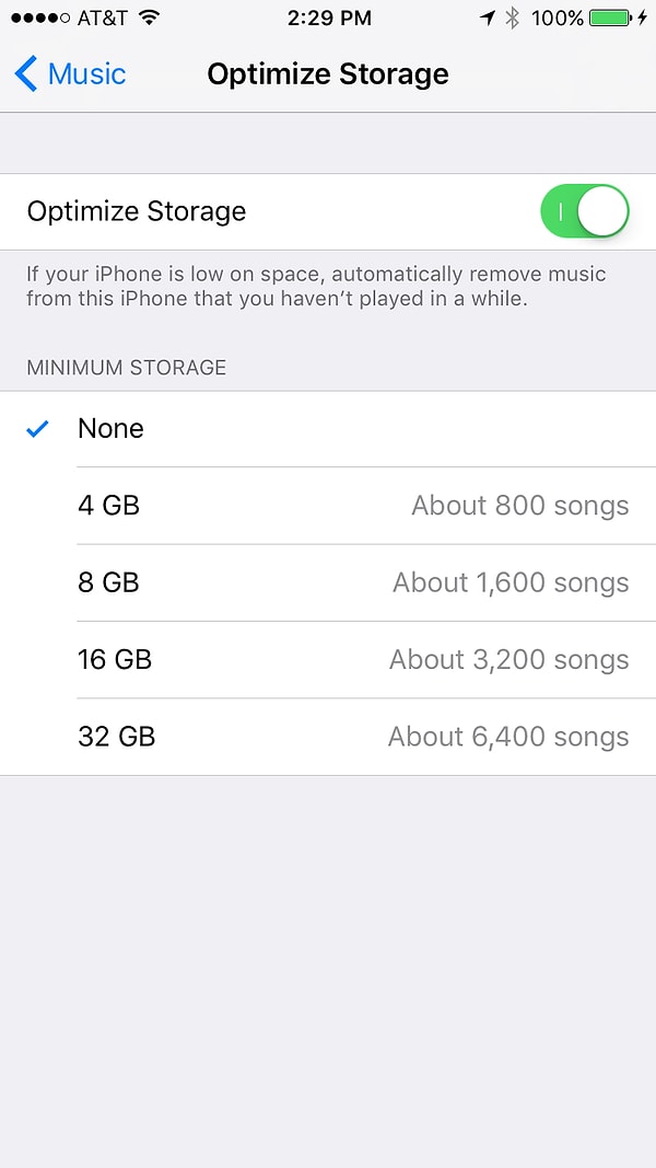 4. Не хватает памяти? Теперь вы можете удалять музыку со своего iPhone или iPad сразу при возникновении подобных проблем