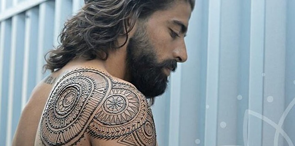 Новый мужской тренд: татуировки хной