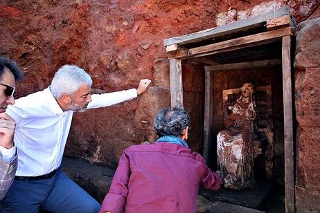 Türkiye'nin 'Yerinde Bulunan' İlk Mermer Heykeli: Ana Tanrıça Kibele