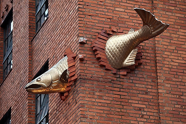 28. Salmon Sculpture, Portland, Oregon, USA