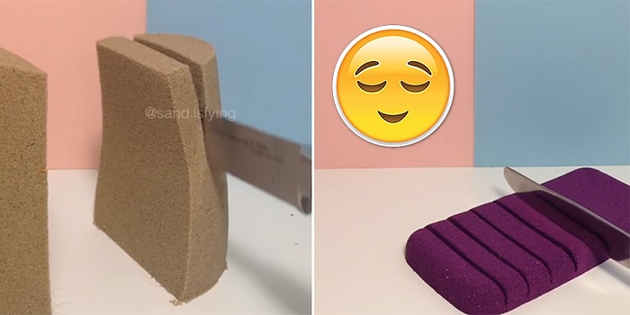 İzlemesi Anlamsızca Tatmin Edici Olan Kinetik Kum Kesimi