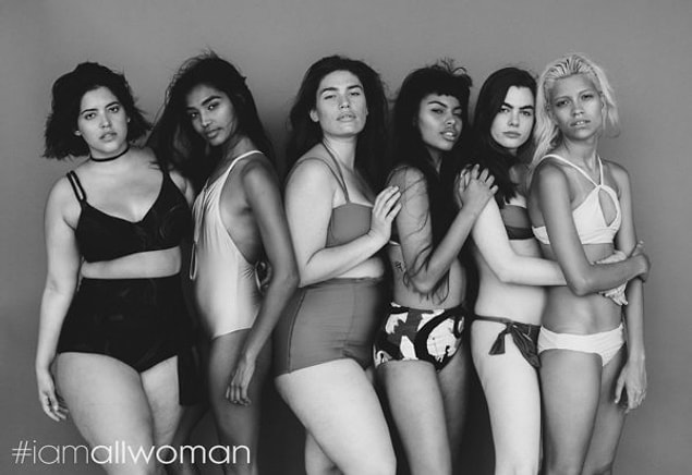 Some photographs were group shots celebrating the beauty of differences.