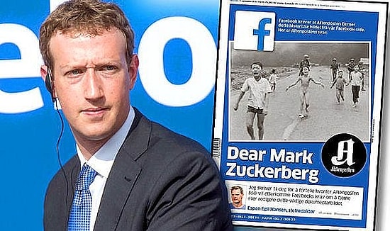 'Napalm Kız' Fotoğrafını Çıplaklık Gerekçesiyle Yasaklayan Facebook'tan Geri Adım