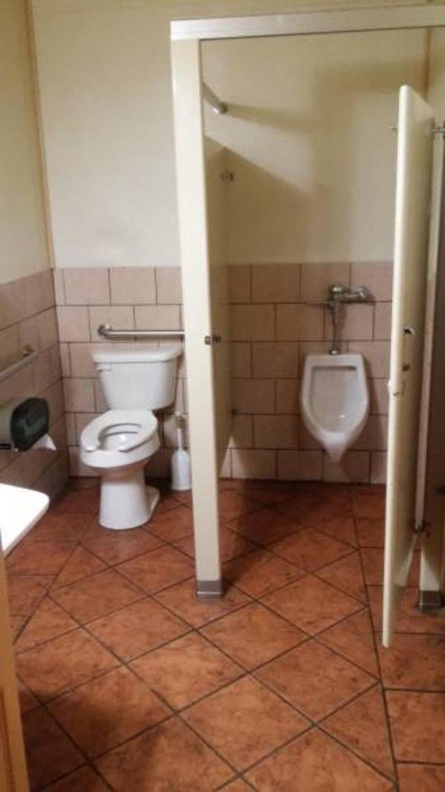 4. Men’s room in a parallel universe.