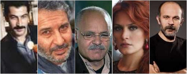 Kenan İmirzalıoğlu, Ali Sürmeli, Demir Karahan, Ebru Cündübeyoğlu, Emin Gürsoy ve daha niceleri...