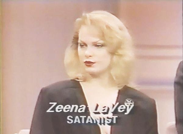 Bu Zeena LaVey. Bu kadını pek tanımıyor olabilirsiniz, Taylor kadar meşhur değil ama yine kendine göre bir hikayesi var.