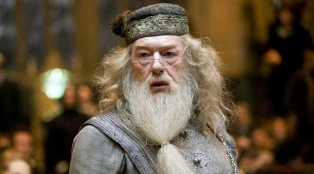 12. Micheal Gambon constantly smoked cigarettes in his Dumbledore costume.