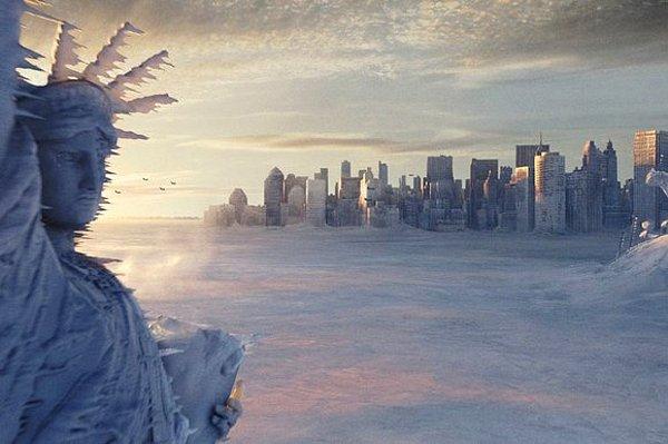 M.Ö. 14,000 - Eriyen buzullar New York kentinden çekilmeye başlıyor, hızlıca kuzeye doğru ilerliyordu.
