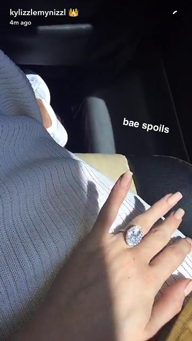 8. The promise ring she got from Tyga.