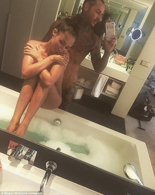 But the couple did something very unusual and left Instagram speechless! They posted a naked selfie ahead of their bath time..