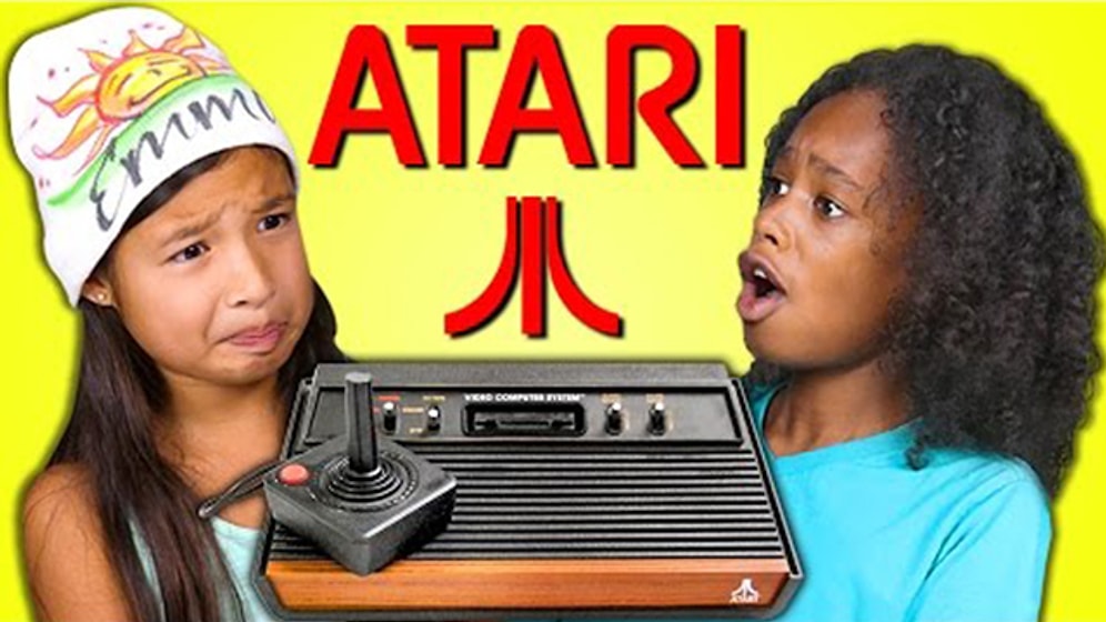 Karşılarında Atari 2600 Gören Masum Çocukların Verdiği Tepkiler