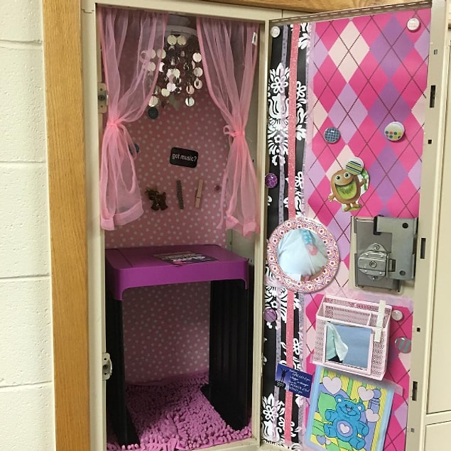 16. If you have a locker, you turn it into a masterpiece.