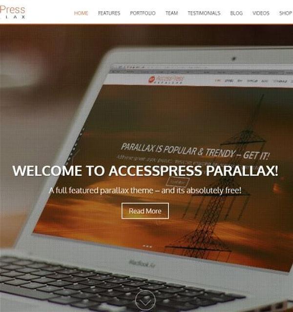 13. AccessPress Parallax