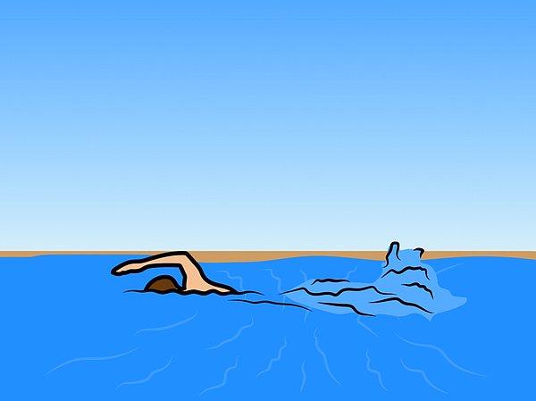 Mit 11: Eğer bir su altı akıntısına yakalandıysanız, kıyıya paralel yüzmeye dikkat edin.