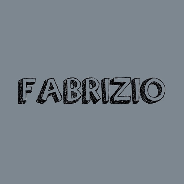 It's "Fabrizio"