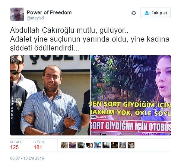 Abdullah Çakıroğlu isimli saldırganın özellikle halinden memnun ve pişkin surat ifadesi bu öfkeyi adeta katladı!