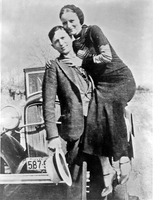 7. The famous Bonnie and Clyde