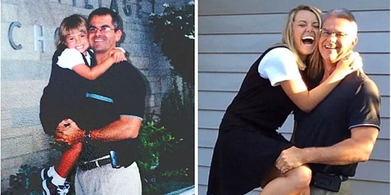 Они положили перед собой два снимка: первого в жизни учебного дня и последнего...