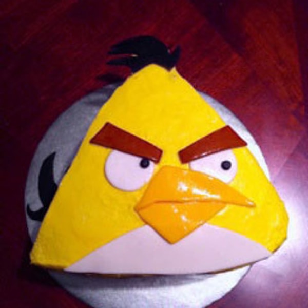 3. Энгри бёрд в легком замешательстве 😄