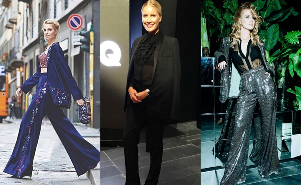 Брючные костюмы: как звезды поддерживают тренд последних сезонов