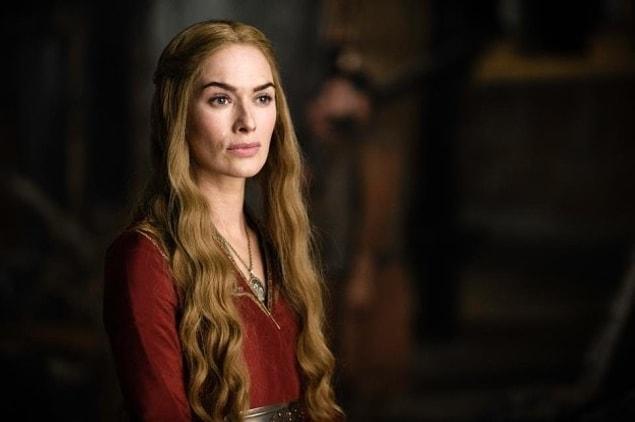7. Costume colors play a huge role in the characters’ development. When Cersei’s in red — the Lannister color — she’s asserting her power.