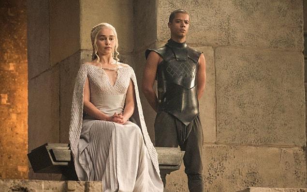 8. And don’t expect Dany to keep wearing blue in Season 7. She’s moving more into charcoals and whites, indicating her growing sense of self.