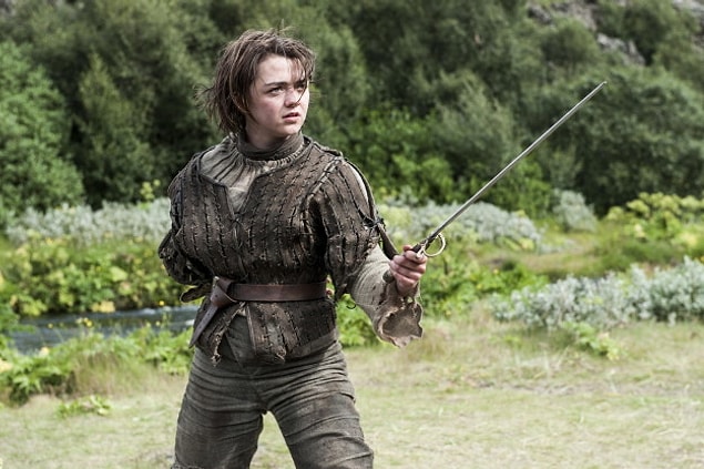 19. Maisie Williams did, in fact, want to burn her old Arya costume.