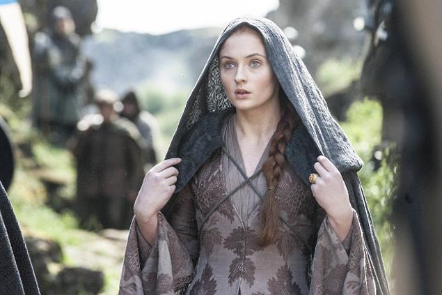 20. Sansa expresses herself through the embroidery on her clothing.