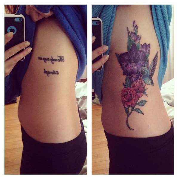 22. "Я перебила эту надпись на то, что мне действительно нравится!"