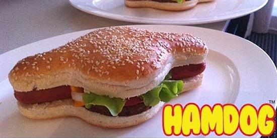 Hamburger ve Sosisli Sandviçi Birleştiren Harika Bir Gıda: Hamdog