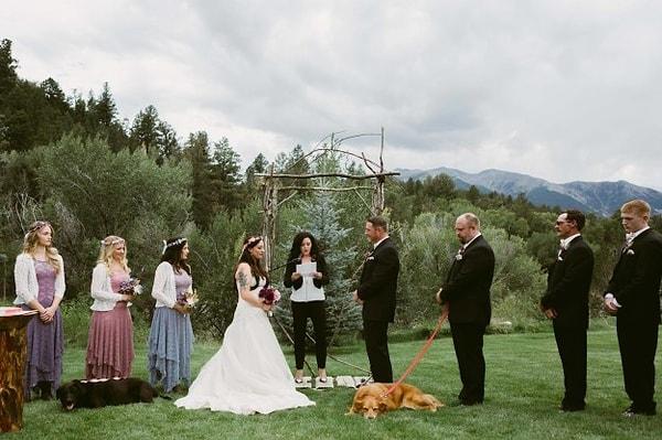 Kelly ve James 1 Eylül tarihinde muhteşem köpek Charlie Bear eşliğinde evlendiler.
