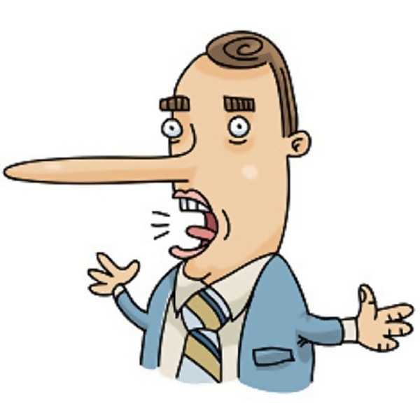 10. Вам врут напропалую