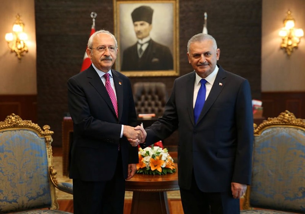 Başbakan Yıldırım, Kılıçdaroğlu ile Görüştü