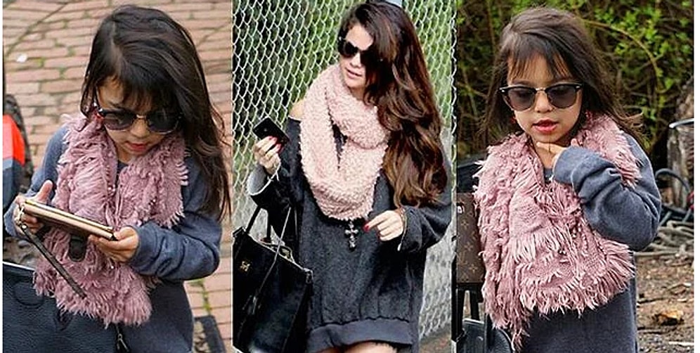 5-летняя София с точностью до мелочей копирует стиль голливудских красавиц