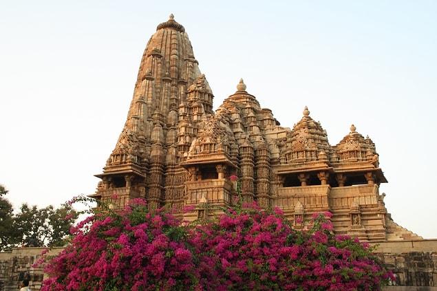 26. Explore thousands of sculptures in the Khajuraho Group of Monuments