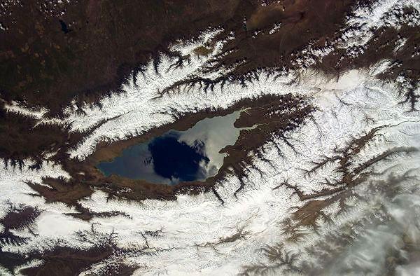 6. Issyk-Kul Lake of Kyrgyzstan.