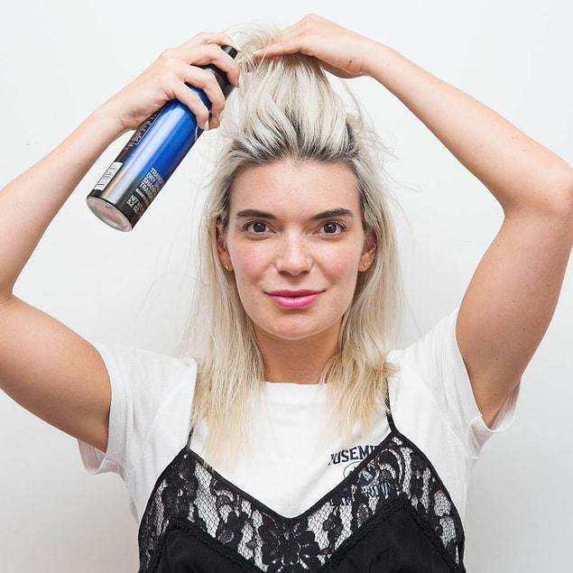 10. You can use dry shampoo on your roots to volumize hair in an instant!