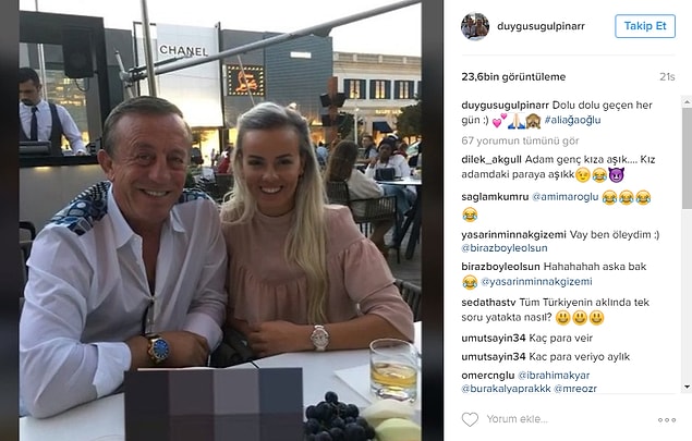 Duygu Su Gülpınar, geçtiğimiz günlerde Instagram'ında Ali Ağaoğlu ile birlikte çektikleri videoları paylaştı.