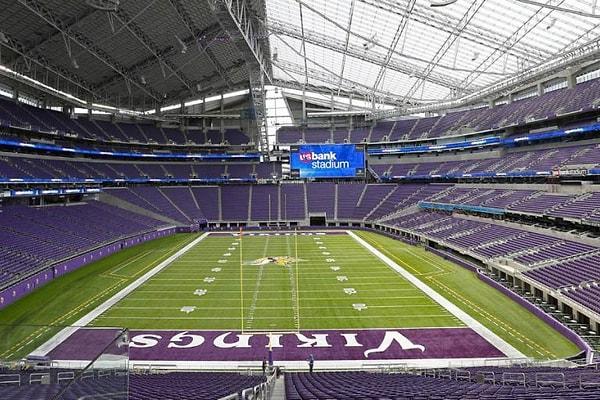 9. ABD’li futbol kulübü Minnesota Vikings’in yeni stadyumu, NASA’nın Plüton görevinden daha pahalıya mal olmuş.