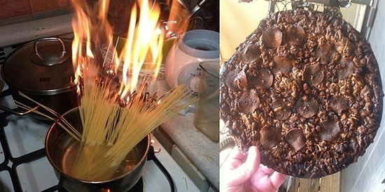 Yemek Yapma Konusunda Zorluk Çeken Herkesin Gülümseyerek Hatırlayacağı 18 Talihsiz An