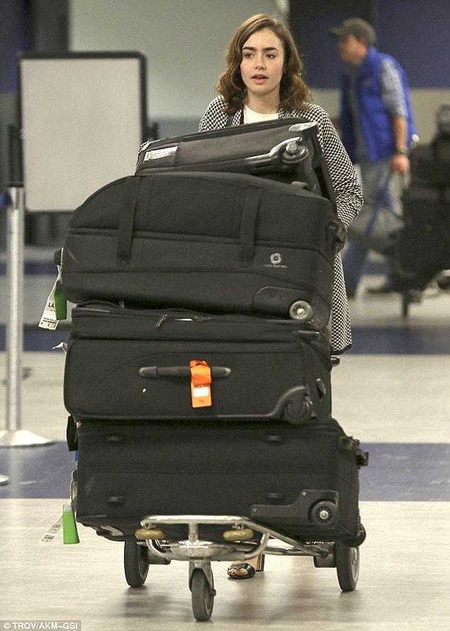 9. If you have to stay over at someone's place as a guest, don't take a gigantic suitcase with you.