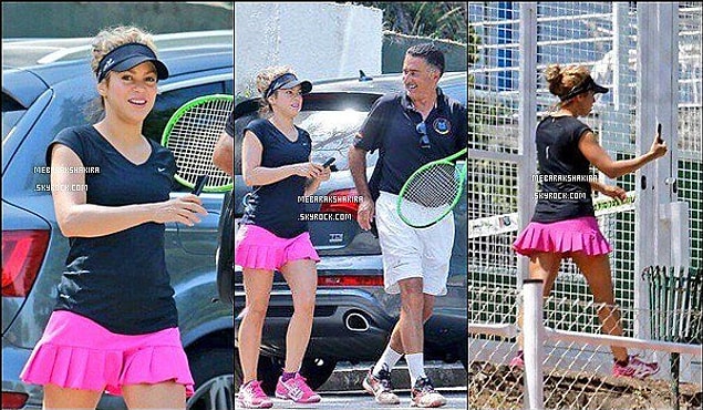 23. She plays tennis 3 times a week.