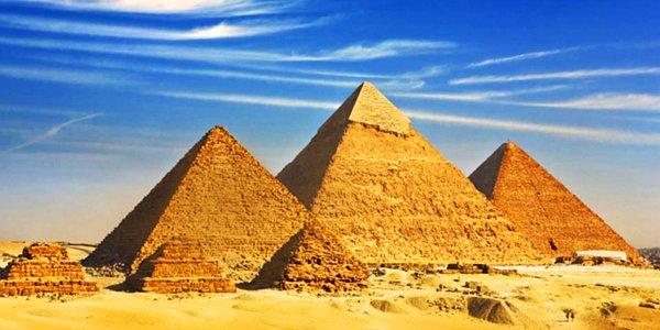 2. Mısır piramitlerinin nasıl yapıldığı bilinmiyor.