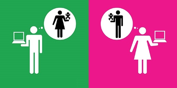 11. Папа-домохозяин и работающая мама