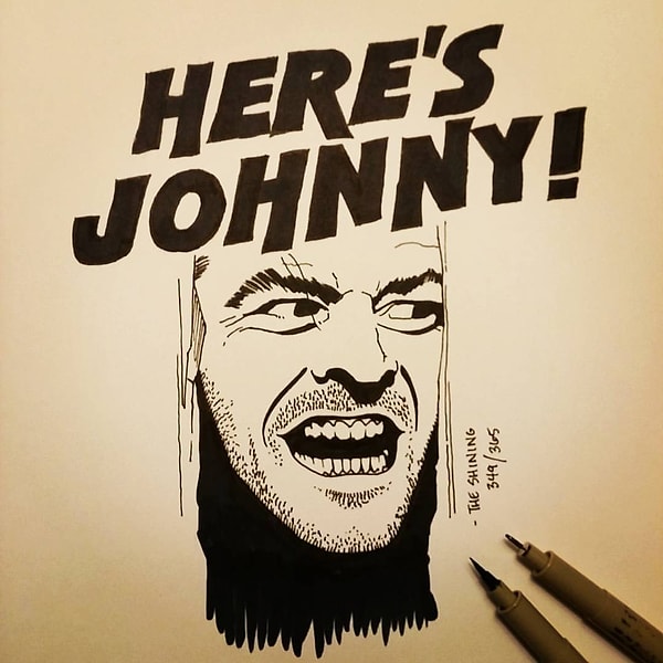 15. "А вот и Джонни!" (Сияние)