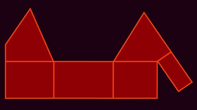 3. Which shape will you have after folding this?