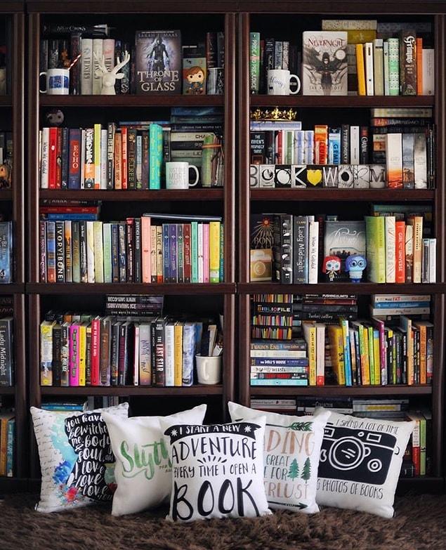 9. Books have a therapeutic effect on you. You never feel lonely when surrounded by books.
