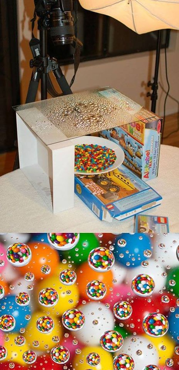 4. Немного воды - и вуаля, волшебное фото!