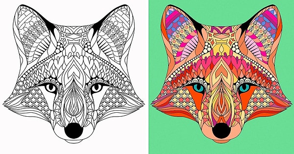 21. Вспомните детство и возьмите в руки раскраску