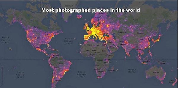 1. Dünyanın en çok fotoğraflanmış noktaları